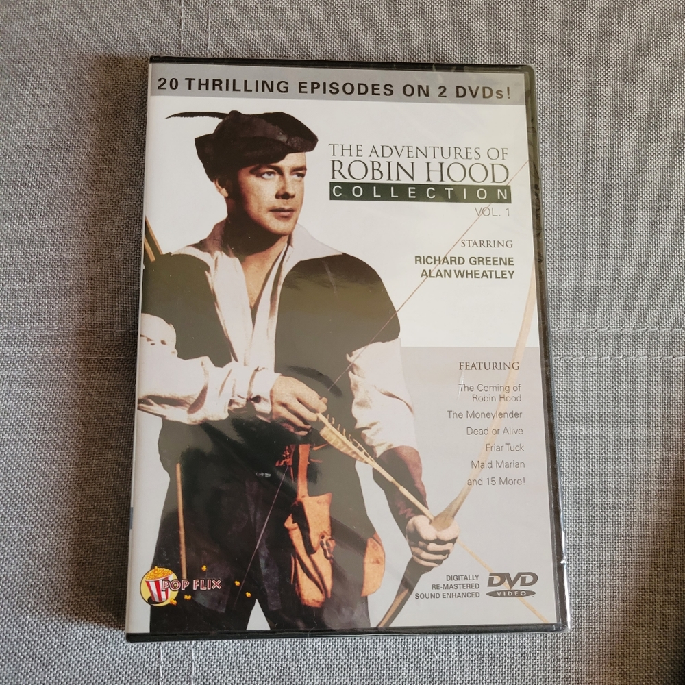 The Adventures of Robin Hood Collection, Vol. 1 (2-DVD, 2010, Full Screen).